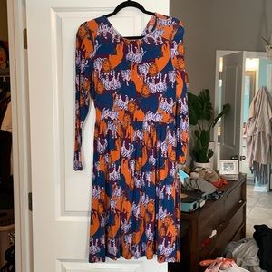 ModCloth cotton jungle dress- lightly worn- large
